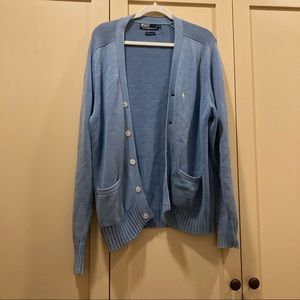 Light Blue Ralph Lauren Grandpa Cardigan Size M